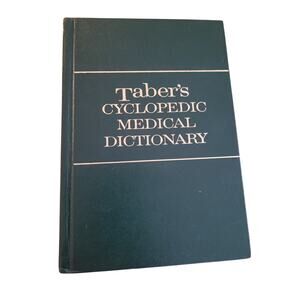 Vintage Taber's Cyclopedic Medical Dictionary